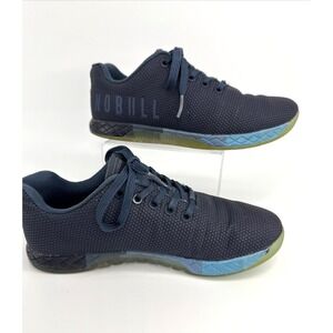 NOBULL SuperFabric Trainer+ Shoes Women's 7.5 Navy Blue CrossFit Gym